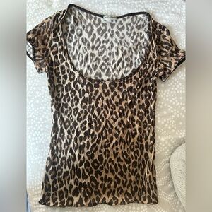 Dolce & Gabbana Leopard Print Top